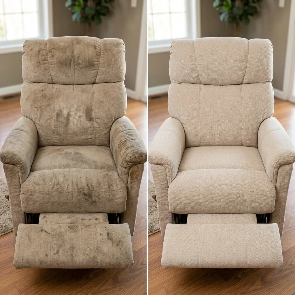 Fresh feel restored · Recliner